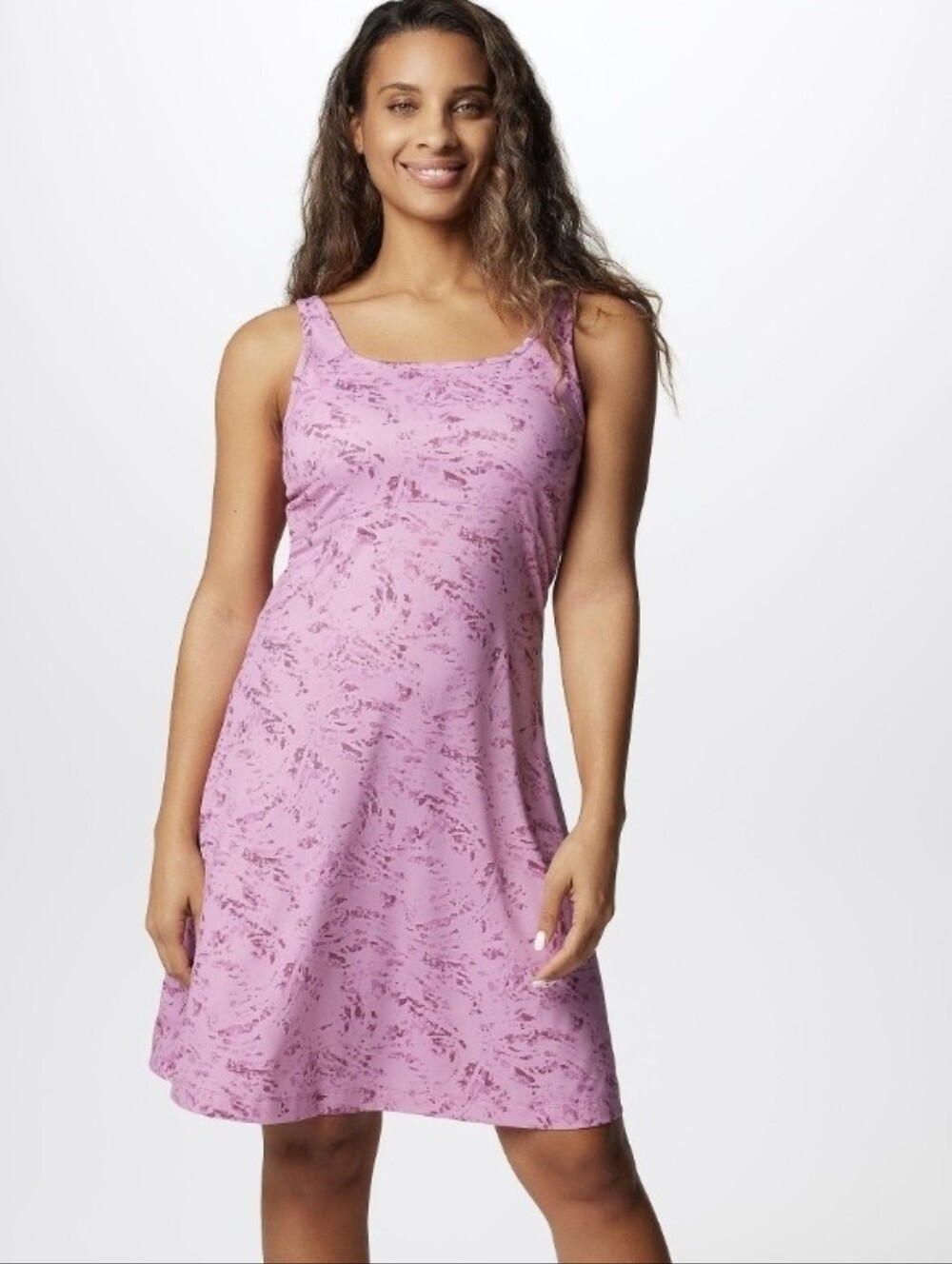 Columbia Women’s Pink Printed Athletic Tank Dress XL